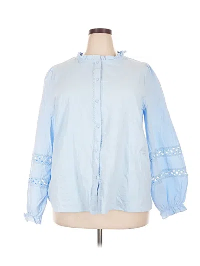 Pre-owned Kirundo Long Sleeve Blouse In Blue