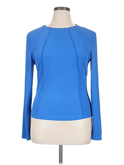Pre-owned Kirundo Long Sleeve Top Blue Boatneck Tops