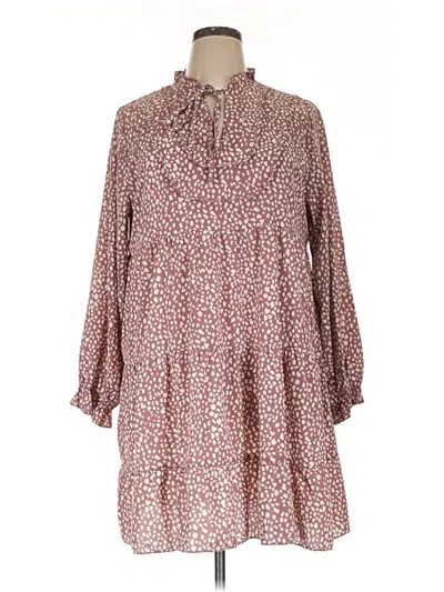 Pre-owned Kirundo Poncho In Burgundy