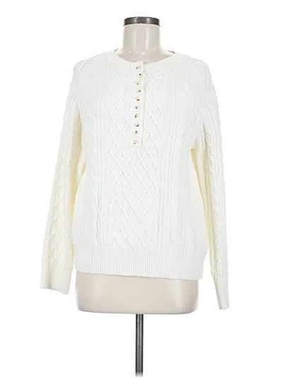 Pre-owned Kirundo Pullover Sweater In White