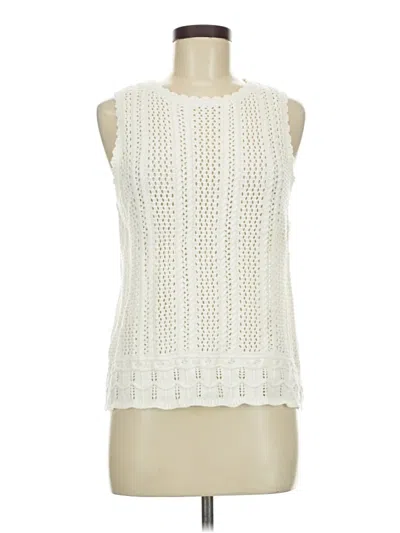 Pre-owned Kirundo Sleeveless Blouse In White