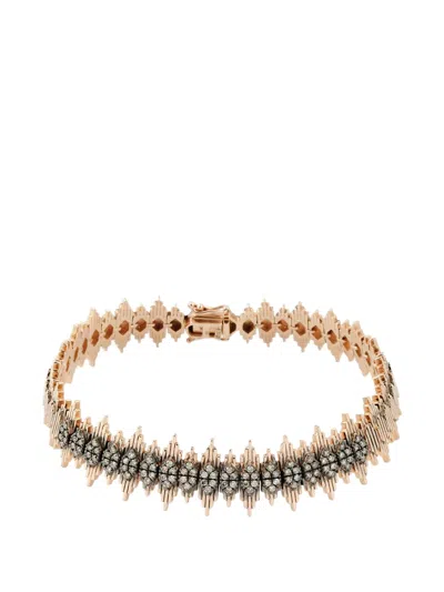 Kismet By Milka No.43 Diamond Bracelet In Pink
