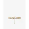 Kismet By Milka Womens Yellow Gold Curium 18ct Gold And Diamond Bracelet