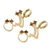 Kismet Jewels Women's Brown / Gold ١ق Tigers Eye Earring