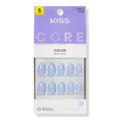 Kiss Core Color Press On Nails - Flee In Blue