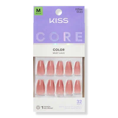 Kiss Core Color Press On Nails - Jubilation In Pink