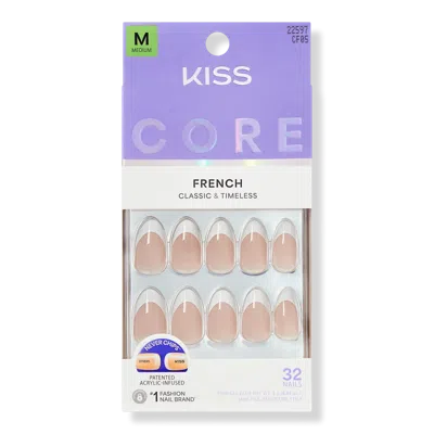 Kiss Core French Press On Nails - Curiosity In Multi