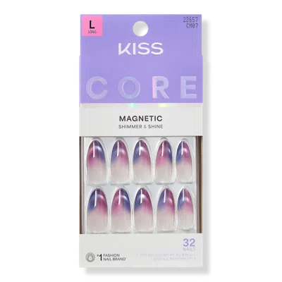 Kiss Core Magnetic Press On Nails - Twinkling Stars In Purple