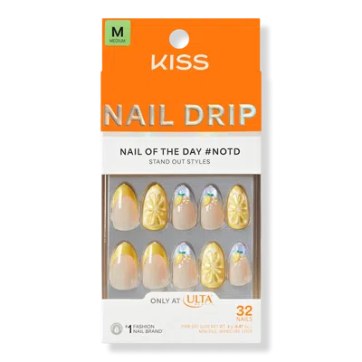 Kiss Drip Press On Nails - Euphoric Leap In Multi