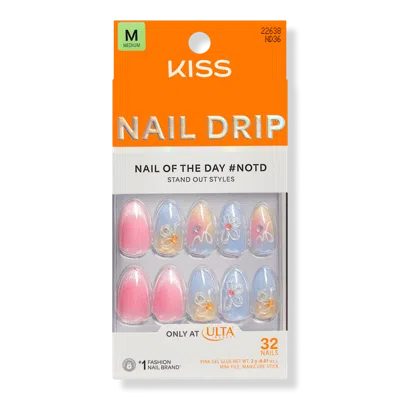 Kiss Drip Press On Nails - Merry Sky In Multi