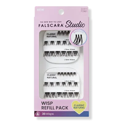Kiss Falscara Studio Classic Natural Wisp Refill Pack In Multi