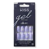 Kiss Gel Fantasy Allure Fashion Nails - Waves In Blue