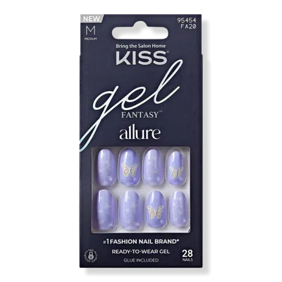 Kiss Gel Fantasy Allure Fashion Nails - Waves In Blue