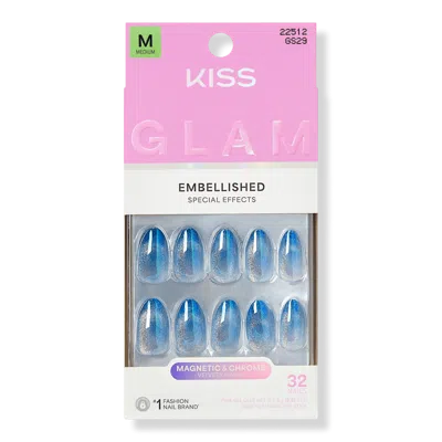 Kiss Glam Embellished Press On Nails - Glow Forever