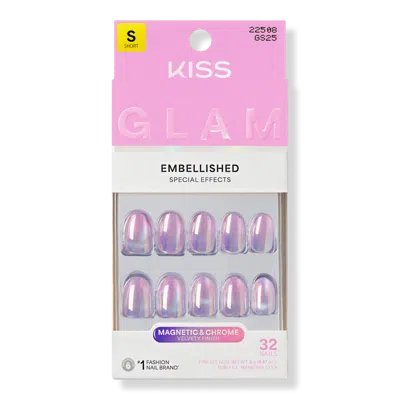 Kiss Glam Embellished Press On Nails - One N Only In Multi