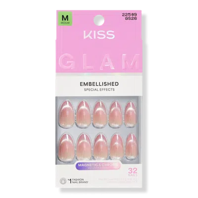 Kiss Glam Embellished Press On Nails - Stardust Wonder In Multi