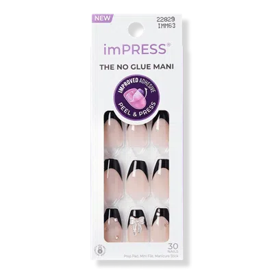 Kiss Impress Design Press On Nails - By The River In Pink