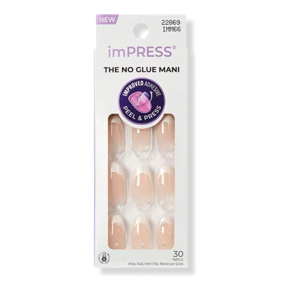 Kiss Impress Design Press On Nails - Chills In Neutral
