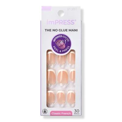 Kiss Impress Design Short Press-on Manicure Nails - Model