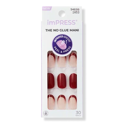 Kiss Impress Design Short Press-on Manicure Nails - The Iconic