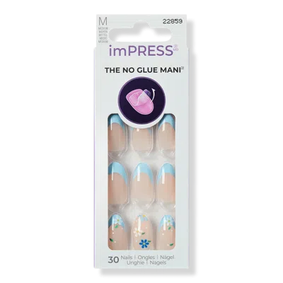 Kiss Impress Design Spring Press On Nails - Golden Nest