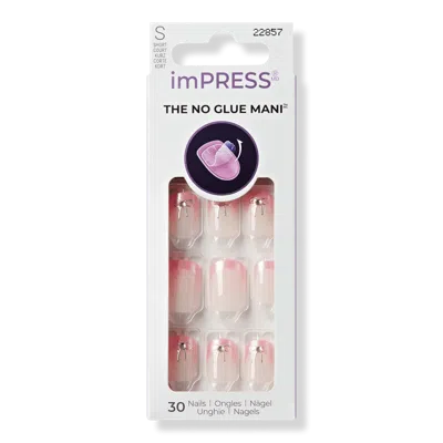 Kiss Impress Design Spring Press On Nails - Soft Petals