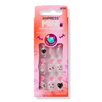Kiss Impress Mini Halloween Press On Nails - Amazed