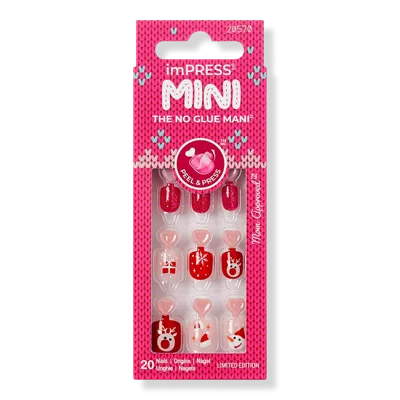 Kiss Impress Mini Holiday Press On Nails - Cozy