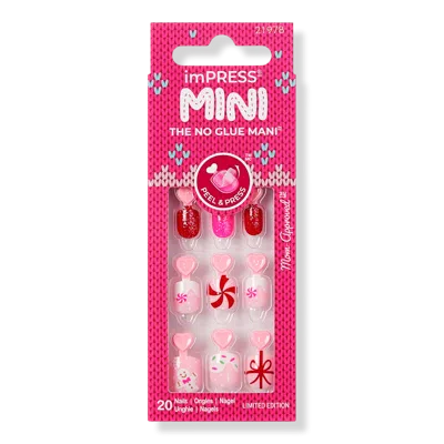Kiss Impress Mini Holiday Press On Nails - Frostsnow