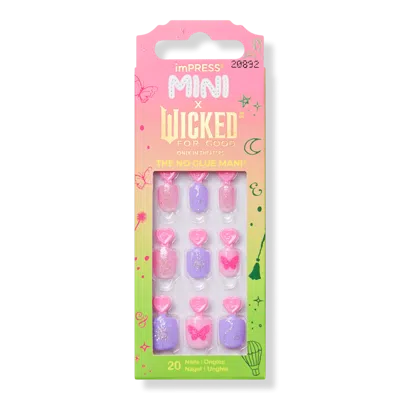 Kiss Impress Mini X Wicked For Good Press On Nails - Good News!
