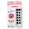 Kiss Impress Press-on Falsies Eyelash Clusters, Elegant Volume