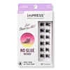 Kiss Impress Press-on Falsies Eyelash Clusters, Sassy Wispy