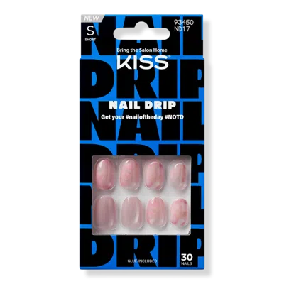 Kiss Nail Drip Glue-on Fake Nails - Americano Drip