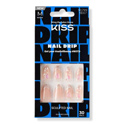 Kiss Nail Drip Glue-on Fake Nails - Sos Drip