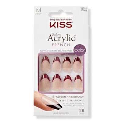 Kiss Salon Acrylic French Color Press On Nails - Catchy