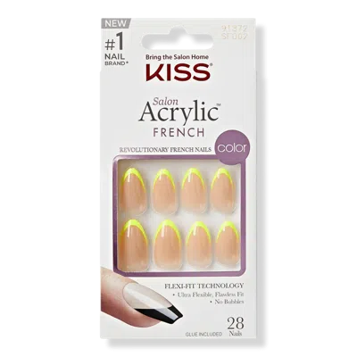 Kiss Salon Acrylic French Color Press On Nails - Hype