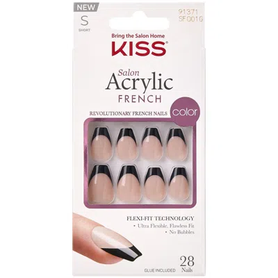 Kiss Salon Acrylic French Colour - Flame In White