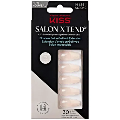 Kiss Salon X-tend Nails - Trustfall In White
