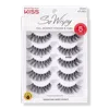 Kiss So Wispy 5 Pair Lashes #11, Multipack