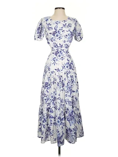 Pre-owned Kiss The Sky Casual Dress In Blue