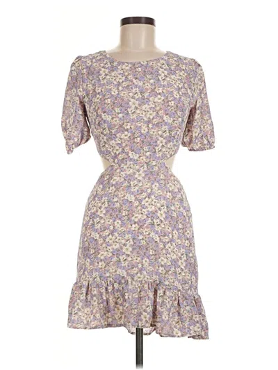 Pre-owned Kiss The Sky Casual Dress In Purple