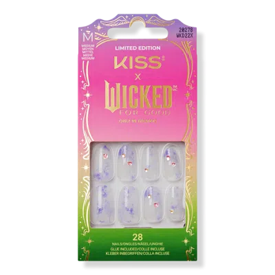 Kiss X Wicked For Good Press On Nails - Bubble Of Brilliance
