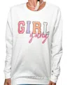 Kissed Apparel Girl Gang Sweatshirt In White In White
