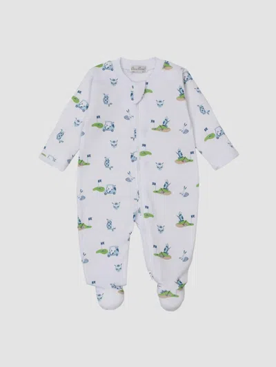 Kissy Kissy Baby Boy's Golf Championship Footie In Blue