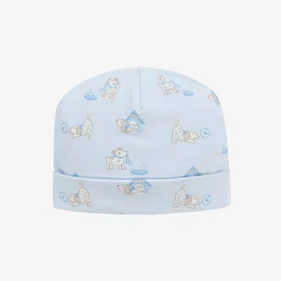 Kissy Kissy Baby Boys Blue Pups In Action Layette Hat