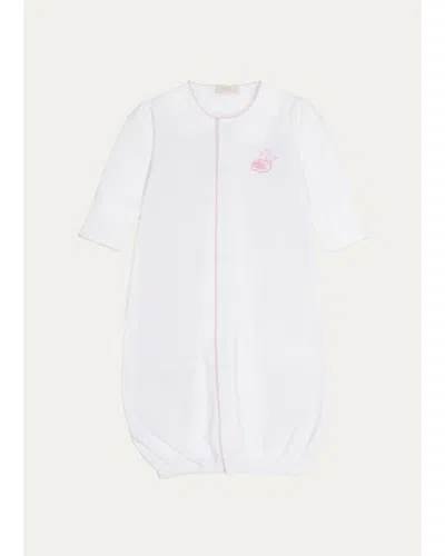 Kissy Kissy Kids' Baby Girl's Cotton Convertible Gown In White