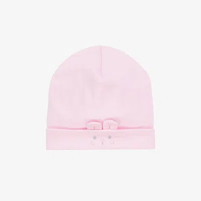 Kissy Kissy Baby Girls Pink Beary Best Friends Hat