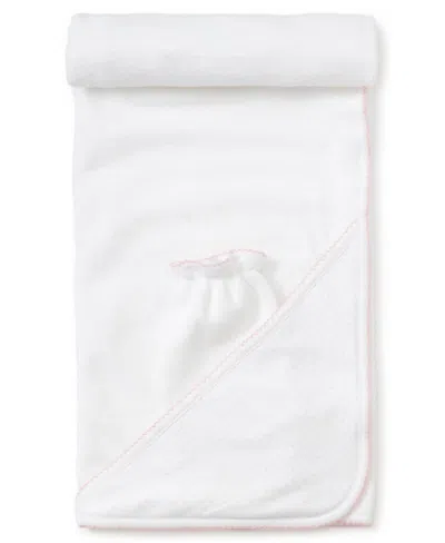 Kissy Kissy Baby's Towel + Mitten Set In White/pink