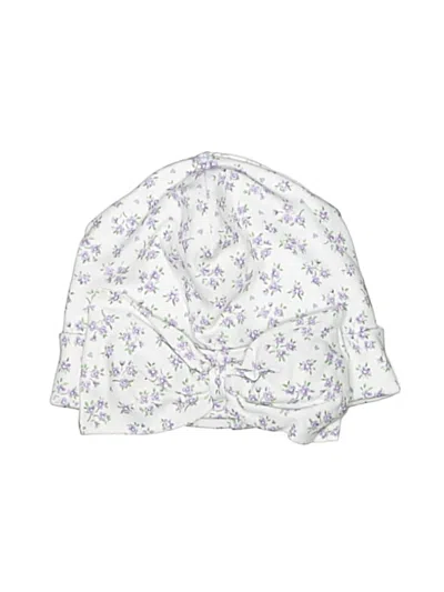 Pre-owned Kissy Kissy Kids' Beanie Hat In White