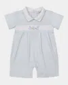 Kissy Kissy Boy's Baby Bunny Patch Playsuit In Lb